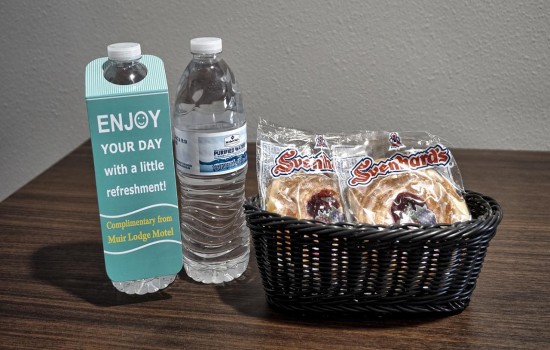 Snacks and Bottled Water